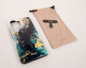 Mio By Mobilize Leather Bag Gsm - 81489 Mio Green Marble Magsafe-compatible For Samsung S26 Ultra 5g