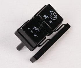 Button - C00848839 488000848839 Button Display Vertical blk ikea [Whirlpool Indesit]