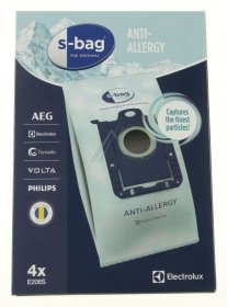 Vacuum Cleaner Bags - E206s 9001684605 E206s Dust Bags Anti-allergy X4 [Electrolux Aeg]