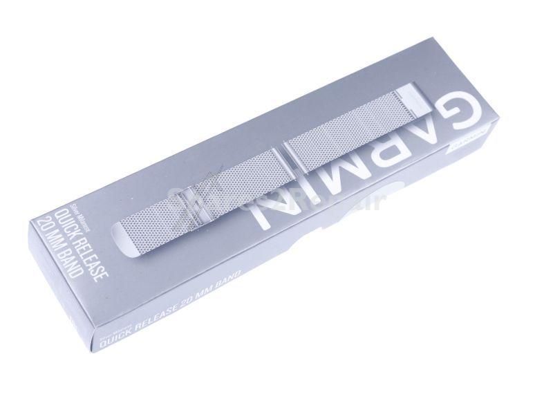 Garmin Wristbands For Smartwatch - 010-12924-23 Garmin Replacement Wristband 20mm For Vivomove Silver-milanese