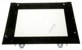 Oven outer Door - 00771899 Glass Front Panel - Black [Bosch Siemens]