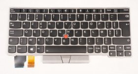 Lenovo Notebook keyboards - 01yp926 Keyboard Bl Silver Belgian