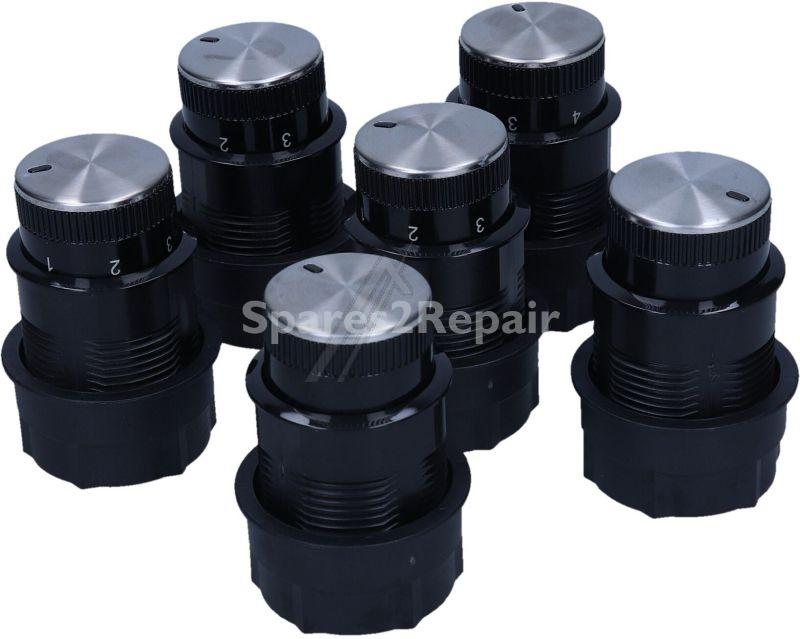 Atlan Button - 2301000106+2301000107+23010001 Rotary Knob Set (6 Pieces)