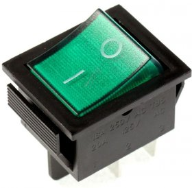 Compatible Power Switch - Power Switch 2pin Green 16a-250v 22x30