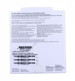 Samsung Charger For Mobile Phone - Ep-t2510xbegeu Fast Charging Adapter (usb Type-c 25w) With Data Cable Black