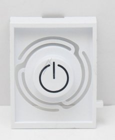 Button - C00634301 488000634301 Button On-off White [Whirlpool Indesit]
