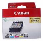 Canon Cartridge - 2078c007 Canon 2078c007 - Pgi-580-cli-581 Bk c m y Ink