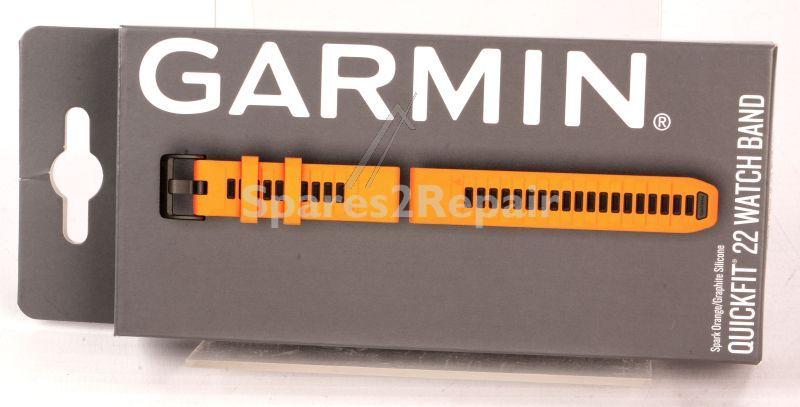 Garmin Wristbands For Smartwatch - 010-13392-01 Garmin Quickfit Wristband 22mm Silicone Spark Orange-graphite