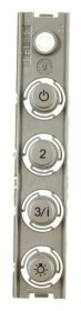Faber Roblin Housing Part - 133 0192 936 Cont keyboard Esz 4v Silver D9 Sym ver