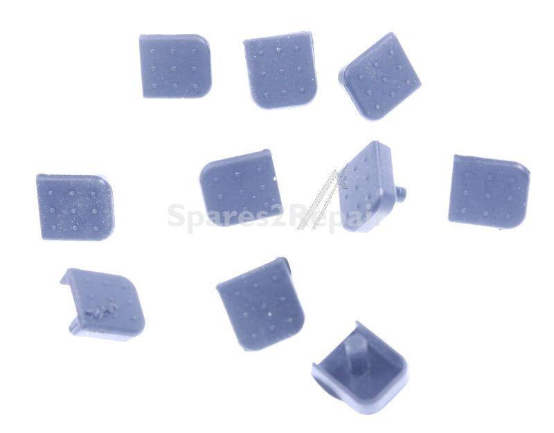 Rubber Foot - C00648077 488000648077 Hob Rubber Height 5 5x10x10mm 10 [Whirlpool Indesit]