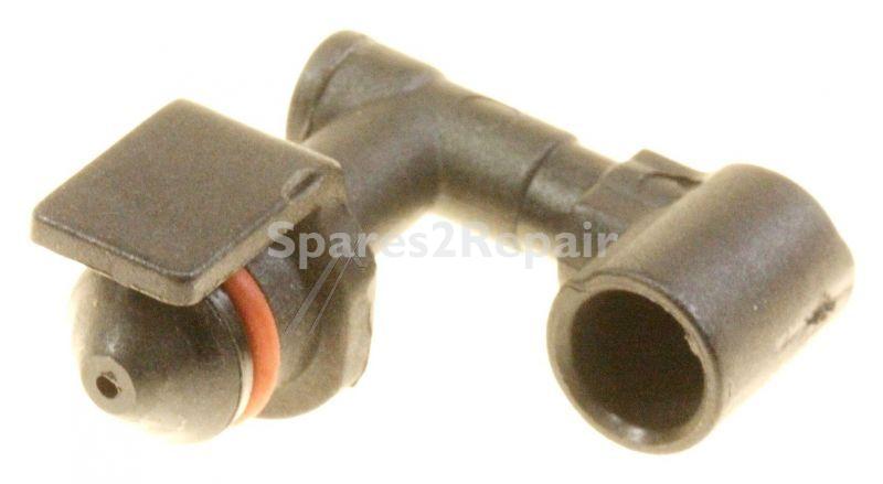 Saeco Hose Coupling - 421944035641 Black Carafe Steam Valve D1 3 V2 Smr-t As