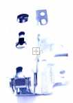 Door Hinges - 140172301016 Hinge Lower Right Upper Left H [Electrolux Aeg]