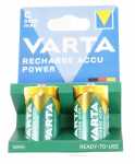 Varta C-size / Rechargeable Battery - Hr14 56714101412 Varta Recharge Akku Power C - Baby 3000 Mah Blister 2