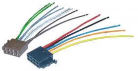 Car Adapter - 410990 Car-radio Adapter Lead Set Iso With Open Ends