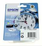 Epson Cartridge - 27 C13t27054010 Ink Cartridge Multipack Cmy 10 8ml
