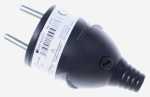 Inotech Plug - 199437 Shuko Plug - Black