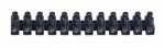 Luster Terminal - Terminal Block Connector, 4 Mm² Black, 12 P