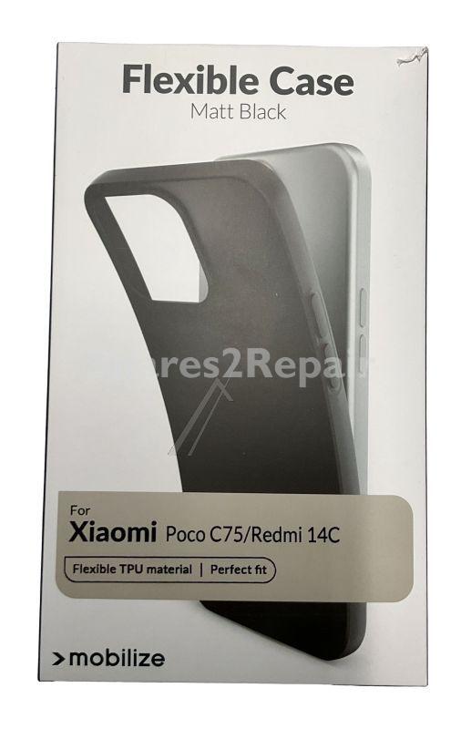 Mobilize Leather Bag Gsm - 80310 Mobilize Rubber Gelly Case Xiaomi Poco C75-redmi 14c Matte Black