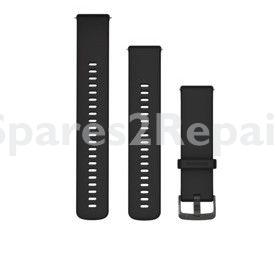Garmin Wristbands For Smartwatch - 010-13256-21 Garmin Replacement Band (22mm) Silicone Black-slate Gray
