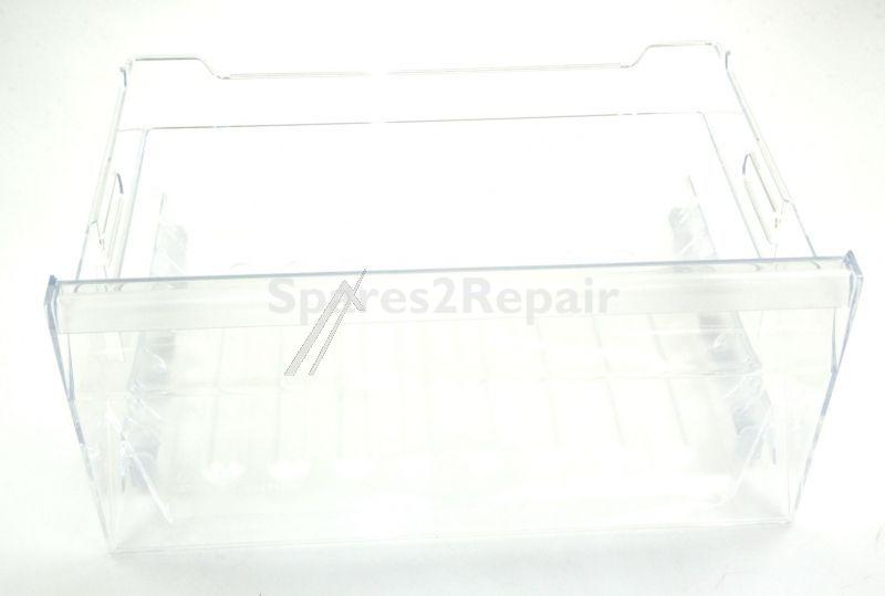Refrigerator Drawer - C00442110 481010579630 Drawer Xxl+sliders Highly Transparent [Whirlpool Indesit]