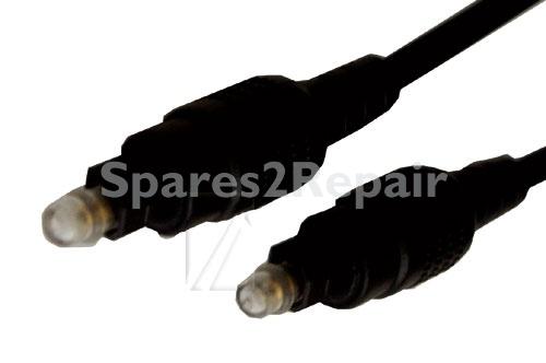 Compatible Optical Fibre Connectors - Optical Cable (Ø=2 2mm) Toslink-toslink 0 5mtr