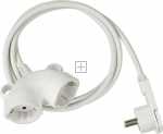 Brennenstuhl Power Supply Cable - 1161820225 Quality Plastic Extension Cable 5m H05vv-f 3g1.5 White With A Flat Plug And Double Coupling