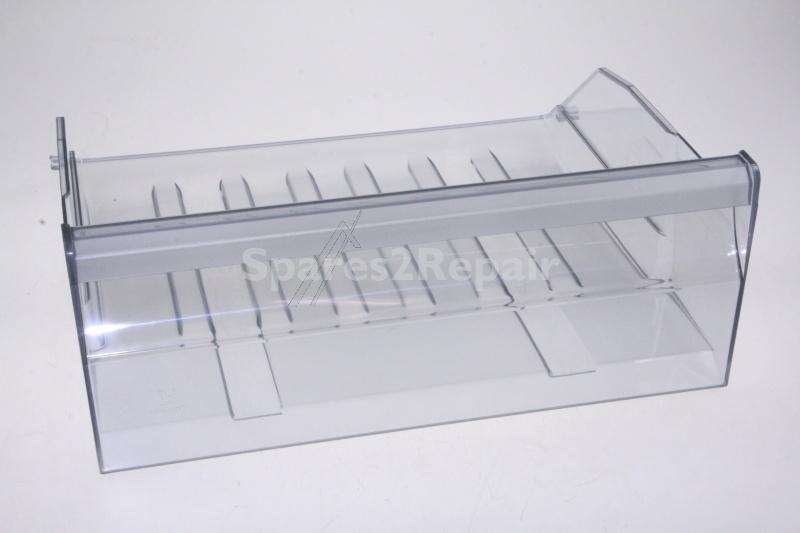 Freezer Drawer - C00432344 480132101644 Drawer Upper Transparent Grey [Whirlpool Indesit]