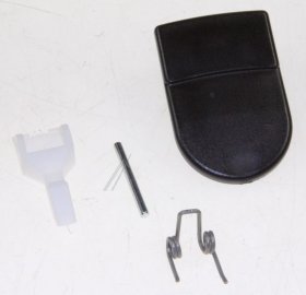 Compatible Washing Machine And Tumble Dryer Door Handles - Door Handle Set Black Plastic