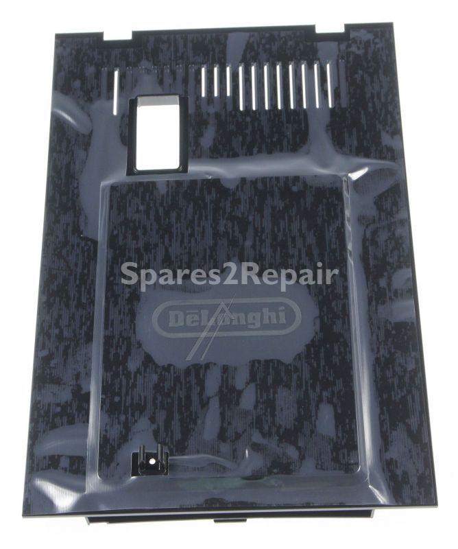 Rearpanel - 5513217741 Black Back + Protective Film Ecam26 [Delonghi]