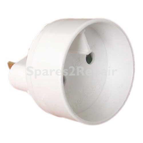 Inotech Travelling Plug Set - Adaptor M Us - F Euro White