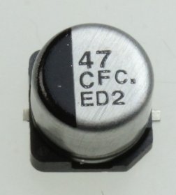 Panasonic 16v Smd-electrolytic 105 Degre - 47uf-16v Smd-elco Pan 105° 6,3x5,4mm
