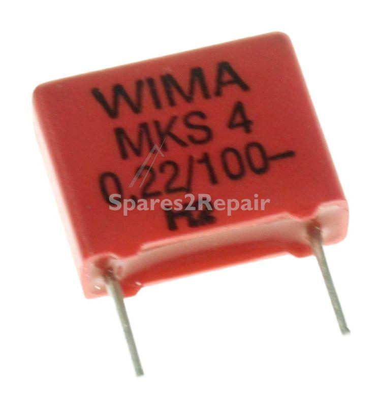 Wima Mks4 Pulse Capacitor - 0,22uf-100v Mks4-capacitor P=7,5mm 220nf