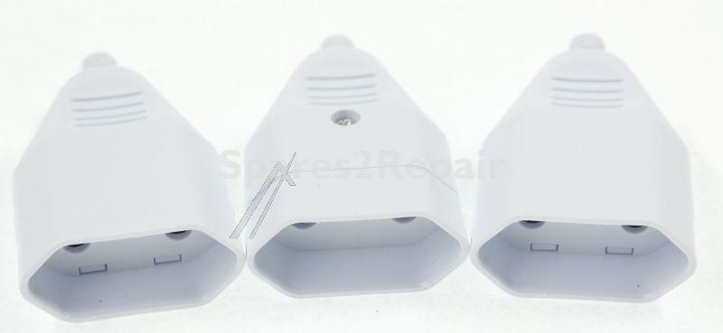 Bachmann Euro Coupler - Euro-socket White, 3 Pcs