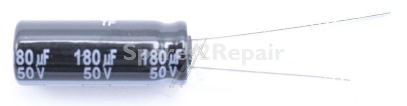Panasonic 50v Radial Electrolytic 105 De - 180uf-50v Elko Radial Pan 105° 8x20mm