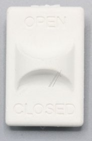 Gate Valve - 4055352308 Knob Complete White Retrangula [Electrolux Aeg]