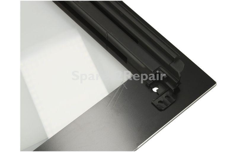 Oven outer Door - 140037379132 Front Glass Black 592x470mm [Electrolux Aeg]