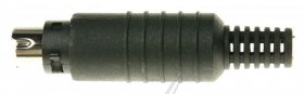 S-vhs Plug - Din Mini Stecker MÄnnlich, Pin:3, Mit Knickschutz