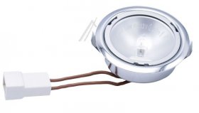 Elica Halogen Lamp - 2006ap Halogen Lamp Assembly Complete G4 12v 10w Nickel Zik7 Ø55-67mm H=20mm