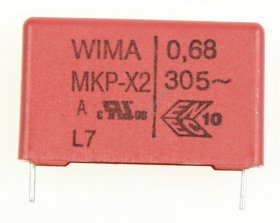 Wima X2 Emi Suppression Capacitor M - Mkp-x2 Suppression Capacitor 9x19x31.5 Rm27,5