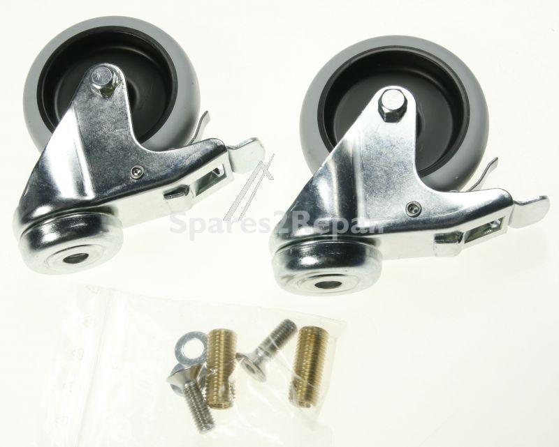 Nilfisk Roller - Castor Wheel D75 With Brake 2 Pcs.
