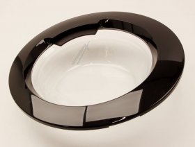 Door Panel - C00306204 482000089696 Door Frame+glass 485 Bk Indesit [Whirlpool Indesit]