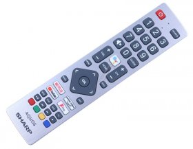 Sharp Umc Ir remote Control - Shw-rmc-0134n Ir Bt Silversmart Ntflx5 0 Playm &tv Fvp