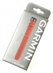 Garmin Wristbands For Smartwatch - 010-12901-02 Garmin Quick Release Strap 22mm Silicone Red