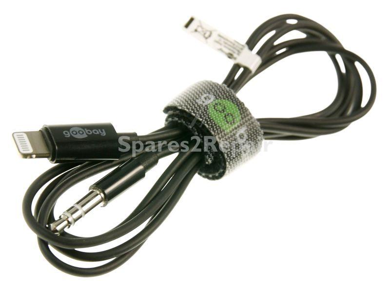 Goobay Cable-plugs-adapter - Lightning 66805 Connector To 3 5mm Jack Audio Cable