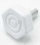 Rubber Foot - 4117650400 C00918545 Adjustable Glider Assembly (28 5mm) [Arcelik]