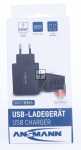 Ansmann Usb Power Supplies - Home Charger Hc430 1001-0107 Usb Charger-power Adapter 4 Usb-ports