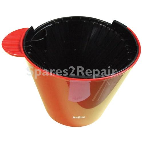 Braun Coffee Funnel - 3111662 Filter Complete Red
