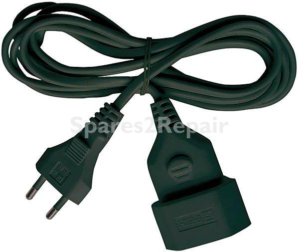 Brennenstuhl Power Supply Cable - 1161800 Extension Cord 5m H03vvh2-f 2x0 75 - Euro Plug
