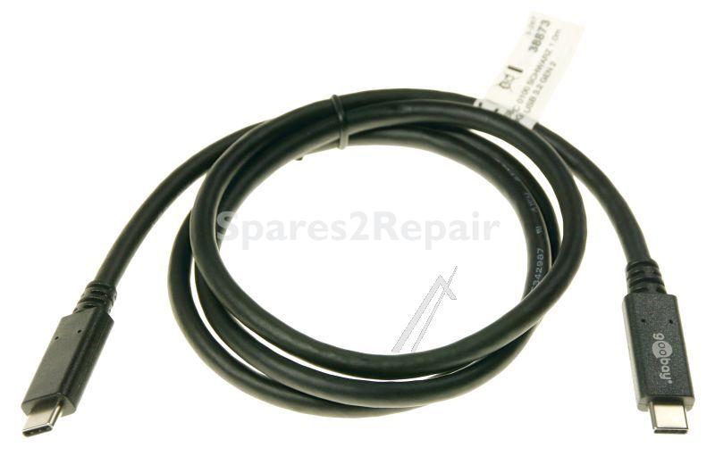 Compatible Usb connector - Usb-c Cable Usb 3 2 Generation 2 5a Black 1m