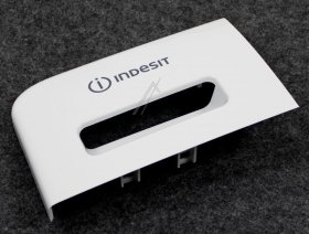 Drawer Front - C00622829 488000622829 Drawer Handle Global White Tilt [Whirlpool Indesit]